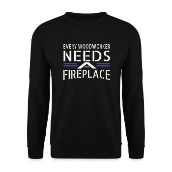 Carpenter Jokes Forester John Carpenter - Unisex Sweatshirt - black - Front - Alina (178cm) & Michal (187cm)
