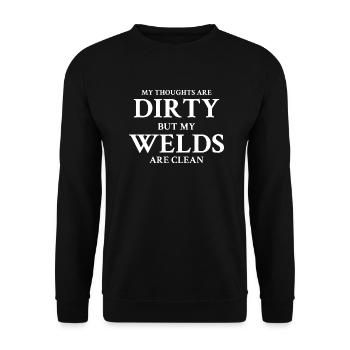 Craftsman Handyman Craft Tool Construction Site - Unisex Sweatshirt - black - Front - Alina (178cm) & Michal (187cm)