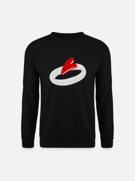 Alliances pour fiançailles 3 - Sweat-shirt Unisexe - noir