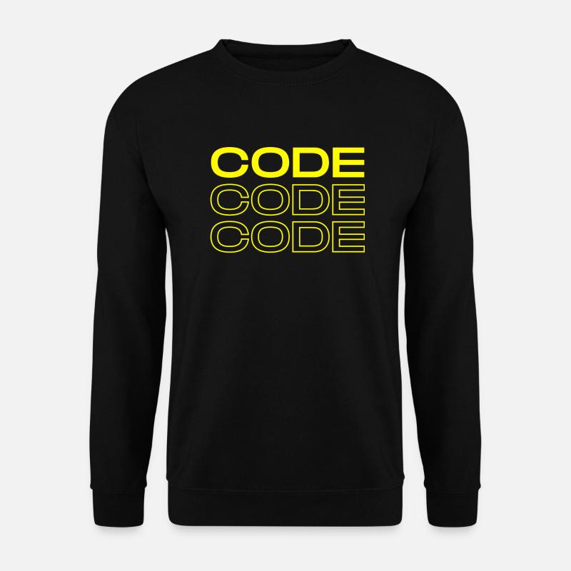 CodeT shirt - Unisex Pullover - Schwarz