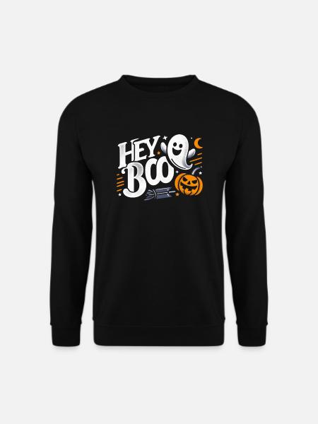 Halloween Hey Boo - Unisex Sweatshirt - black