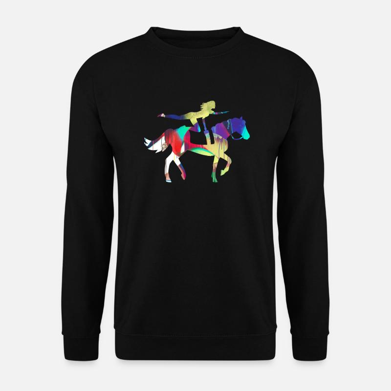 reitsport,reiterin,rennreiten,reiten,tunierreiten - Unisex Pullover - Schwarz