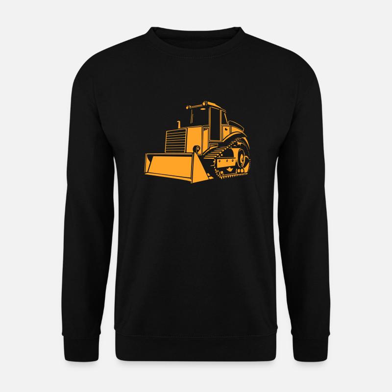 Planierraupe - Unisex Pullover - Schwarz