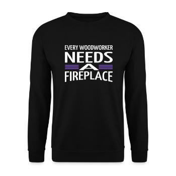 Aaron Carpenter Tshirts Arboriculturist Statement - Unisex Sweatshirt - black - Front - Alina (178cm) & Michal (187cm)