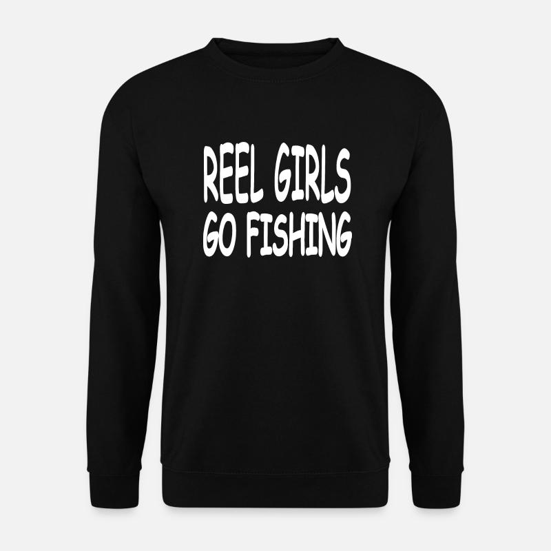 Angeln - Unisex Pullover - Schwarz