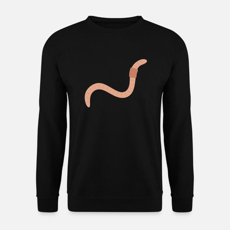 Regenwurm - Unisex Pullover - Schwarz