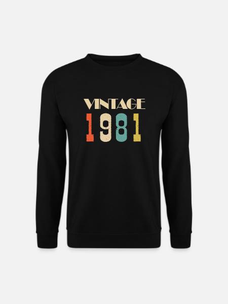 1966 Vintage Limited Edition Gift - Unisex Sweatshirt - black