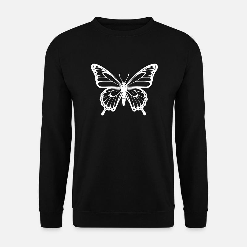 Papillon - Sweat-shirt Unisexe - noir