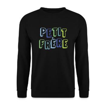 Little brother, birth, pregnancy - Unisex Sweatshirt - black - Front - Alina (178cm) & Michal (187cm)