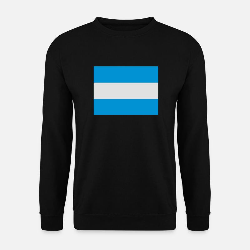 fahne_argentinien - Unisex Pullover - Schwarz