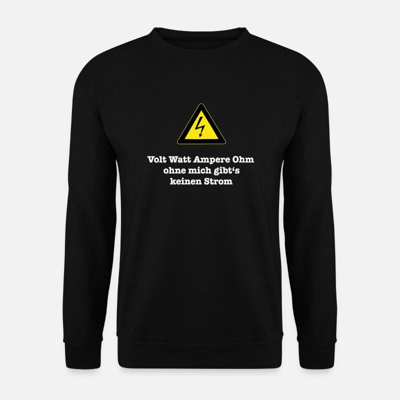 volt_watt - Unisex Pullover - Schwarz