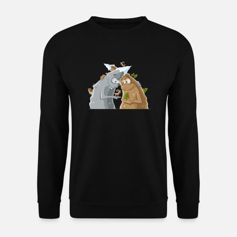 VL123_Berge_4c - Unisex Pullover - Schwarz