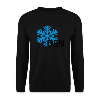 Snowden - Unisex Pullover - Schwarz - Vorne - Alina (178cm) & Michal (187cm)