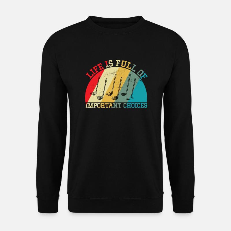 Important Choice Golf - Unisex Pullover - Schwarz