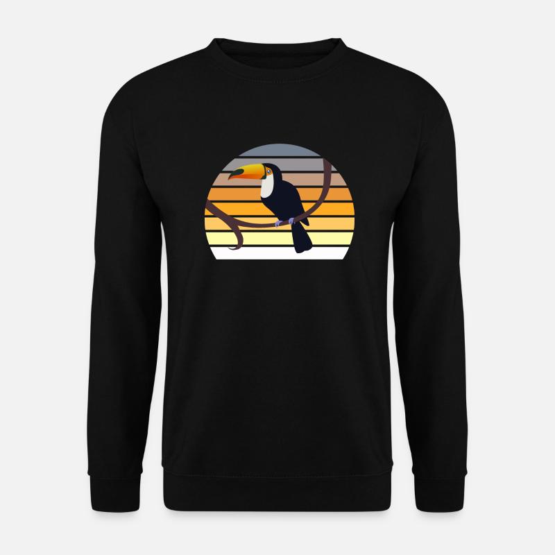 Exotischer Vogeltukan - Unisex Pullover - Schwarz