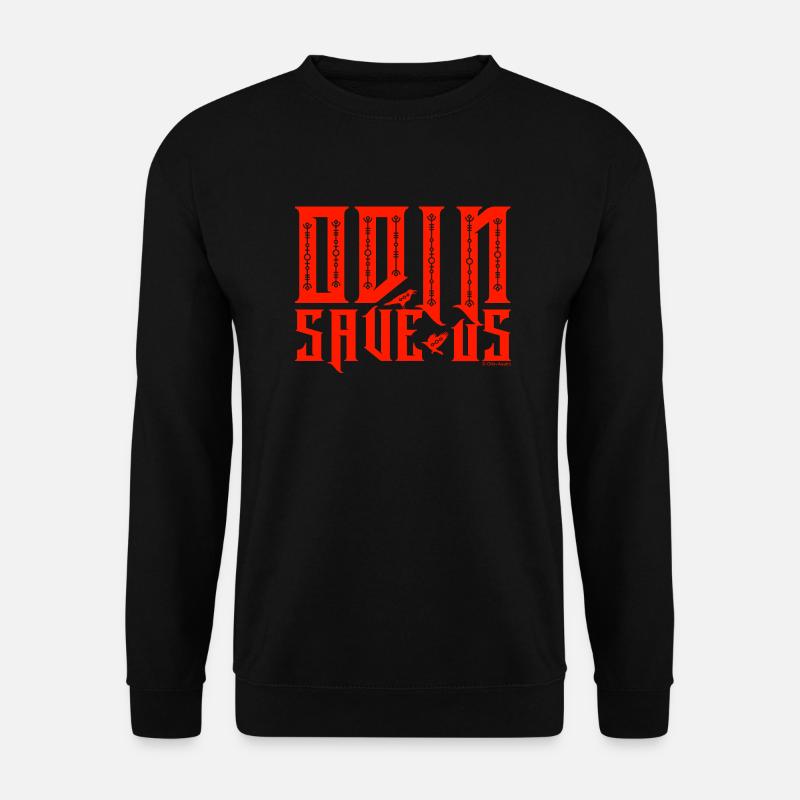 ODIN SAVE US (Ravens) - Unisex Pullover - Schwarz