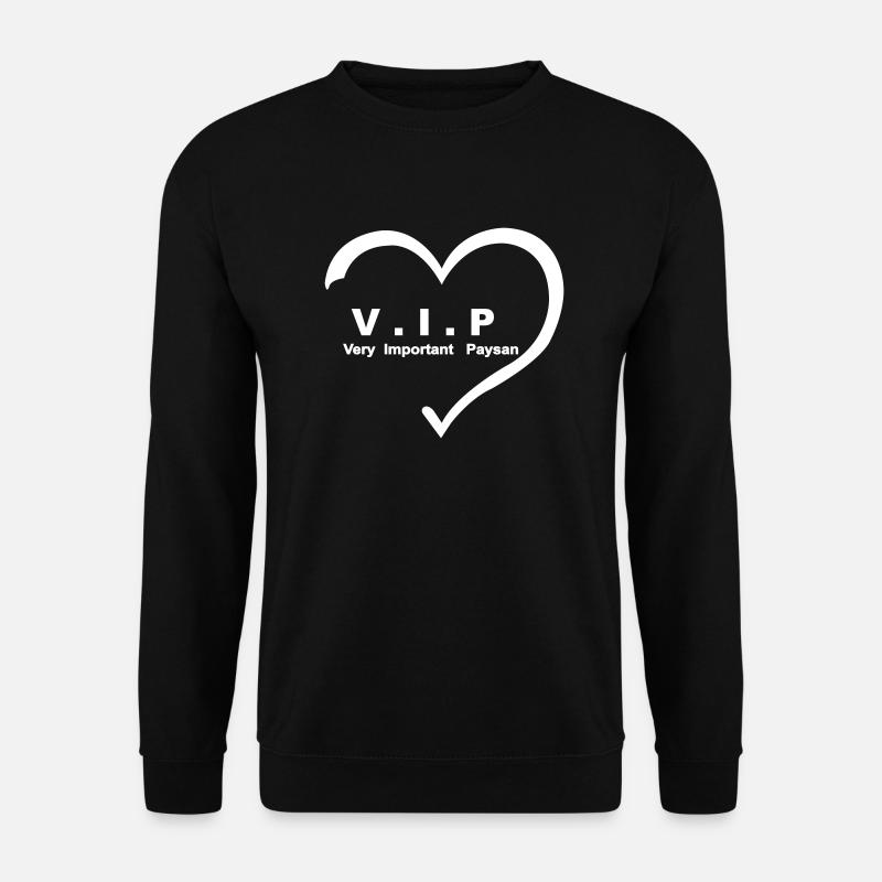 Sehr wichtiges Bauernherz VIP 01 - Unisex Pullover - Schwarz