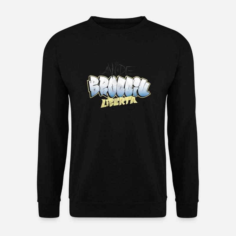 AMORE, BROCCIU è LIBERTA - Sweat-shirt Unisexe - noir