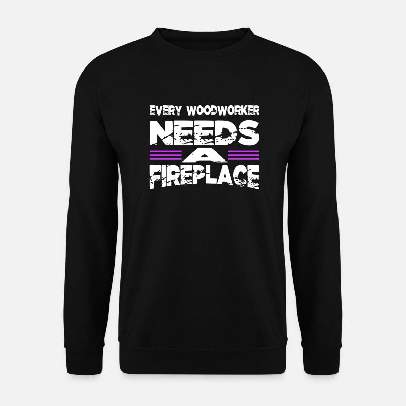 carpenter tshirts gift idea - Unisex Pullover - Schwarz