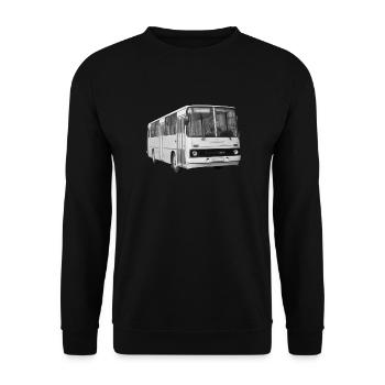 Ikarus 260 Bus Hongrie RDA Ostalgie - Sweat-shirt Unisexe - noir - Devant - Alina (178cm) & Michal (187cm)