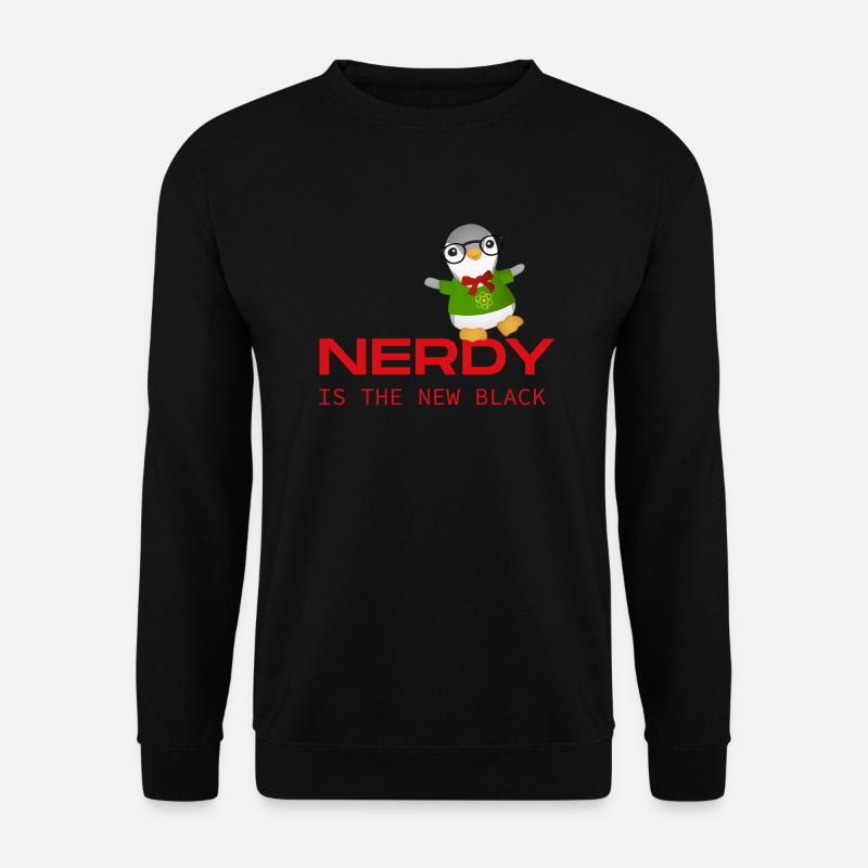 Nerdy is the new black - Unisex Pullover - Schwarz