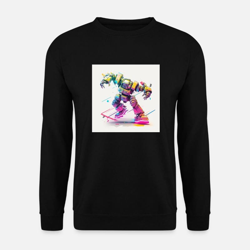Dancing robot - Unisex Sweatshirt - black