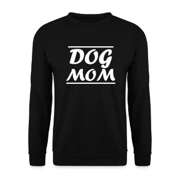 Dog Hund - Unisex Sweatshirt - black - Front - Alina (178cm) & Michal (187cm)