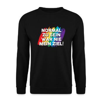 Schullehrerin Lehrerin - Unisex Pullover - Schwarz - Vorne - Alina (178cm) & Michal (187cm)