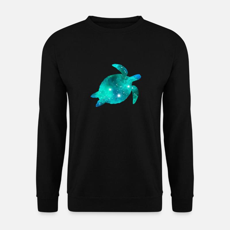 Galaxy Turtle - Unisex Pullover - Schwarz