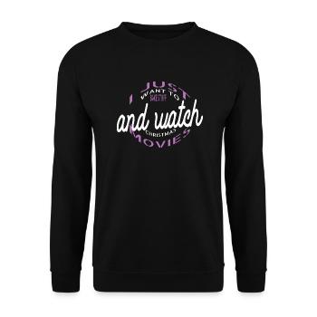 bake animal bakers motto birthday present idea - Unisex Pullover - Schwarz - Vorne - Alina (178cm) & Michal (187cm)