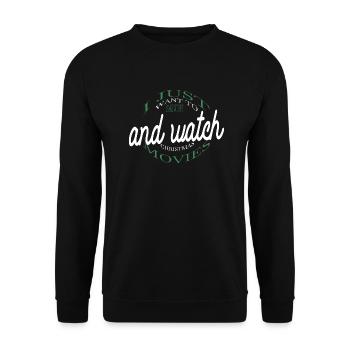 Confiserie Bakers Shirt Present Baking Bread - Unisex Sweatshirt - black - Front - Alina (178cm) & Michal (187cm)