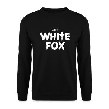 white fox hoodie - Sweat-shirt Unisexe - noir - Devant - Alina (178cm) & Michal (187cm)
