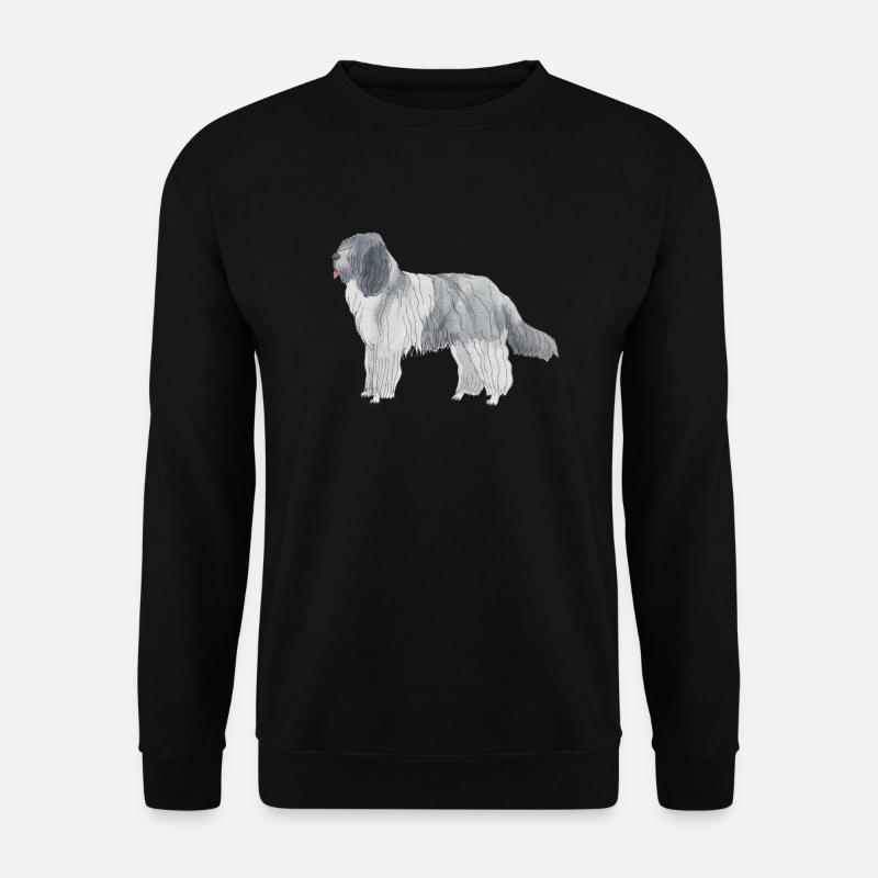 Schapendoes Funnydog - Unisex Pullover - Schwarz