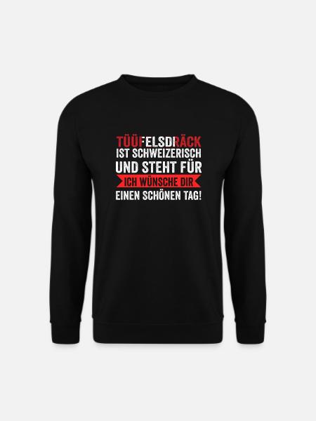Suisse suisse - Sweat-shirt Unisexe - noir