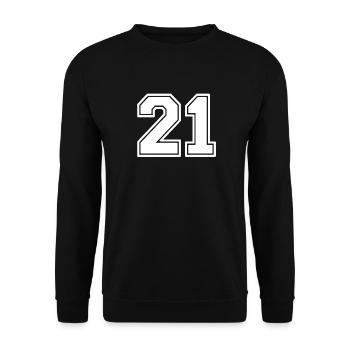 21 - Sweat-shirt Unisexe - noir - Devant - Alina (178cm) & Michal (187cm)
