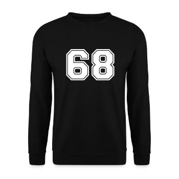 68 - Unisex Pullover - Schwarz - Vorne - Alina (178cm) & Michal (187cm)