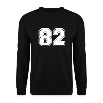 82 - Sweat-shirt Unisexe - noir - Devant - Alina (178cm) & Michal (187cm)