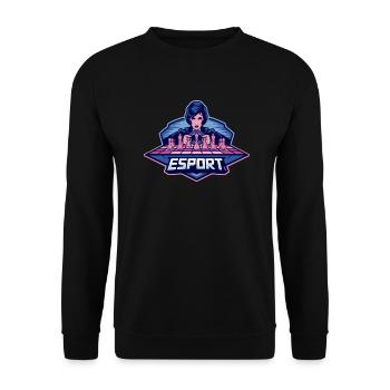 Queen Chess Pieces Sketch jeu eSport - Sweat-shirt Unisexe - noir - Devant - Alina (178cm) & Michal (187cm)