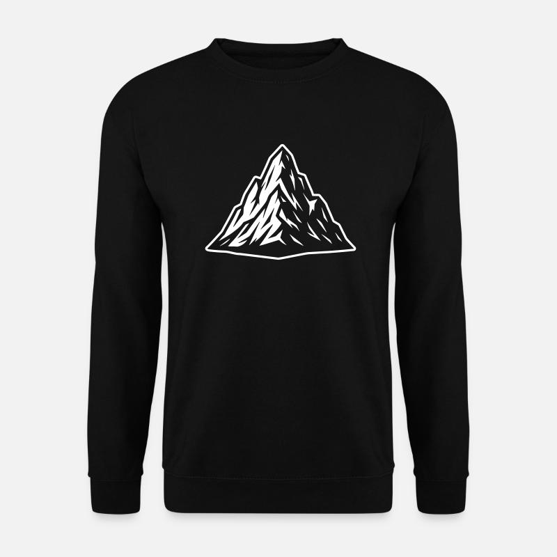 Berg Alpen Symbol - Unisex Pullover - Schwarz