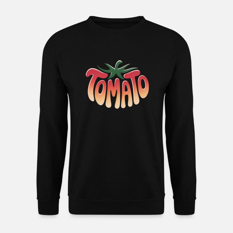 Tomato - Cool Vegetable Logo - Unisex Sweatshirt - black