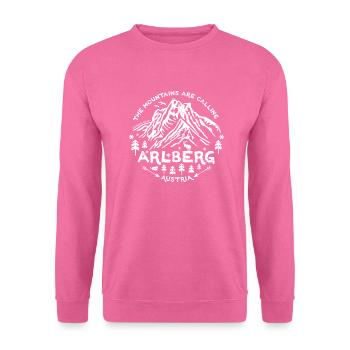 Arlberg Calling - Unisex Pullover - Pink - Vorne