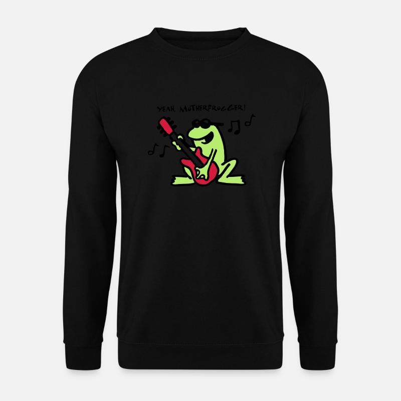 frog_n_roll_072011_a_3c - Unisex Sweatshirt - black