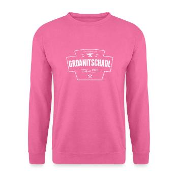 Groanitschadl - stur und stark - Oberlausitz Shirt - Unisex Pullover - Pink - Vorne