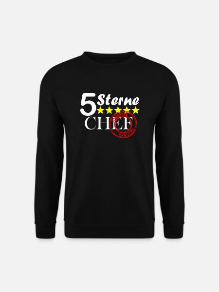 5 Sterne chef - Unisex Pullover - Schwarz
