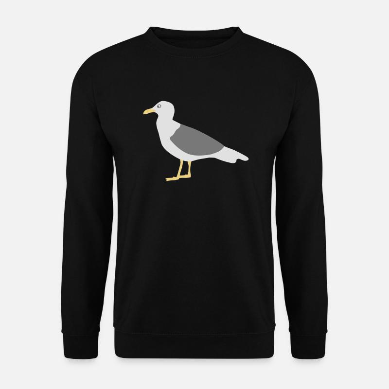 Möwe - Unisex Pullover - Schwarz
