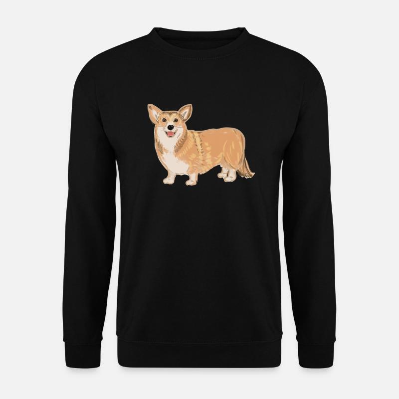 Corgi debout - Sweat-shirt Unisexe - noir