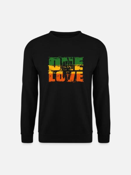 One Love Revolution Shirt - Unisex Pullover - Schwarz