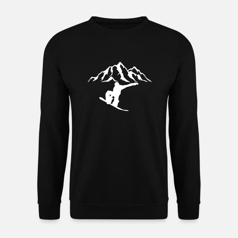 Snowboard Snowboarder - Unisex Pullover - Schwarz
