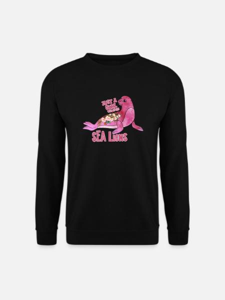 Ocean Sublimation - Unisex Sweatshirt - black
