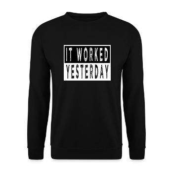 chants de Noël programmation informatique amusant - Sweat-shirt Unisexe - noir - Devant - Alina (178cm) & Michal (187cm)